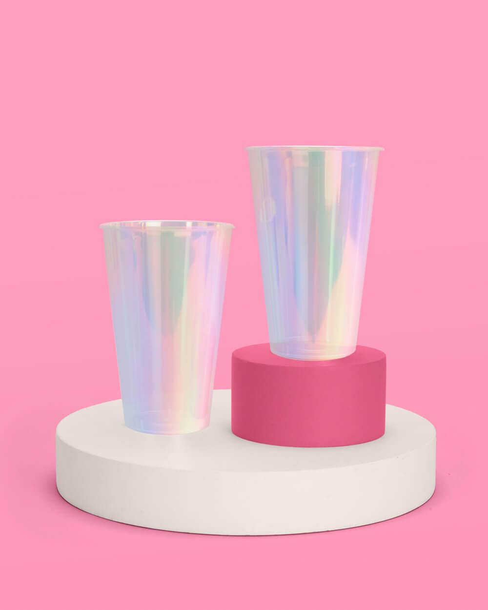 Iridescent Party Cups, Birthday Party Supplies, Bachelorette