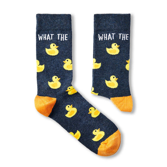 Unisex What The Duck Socks: 3-7