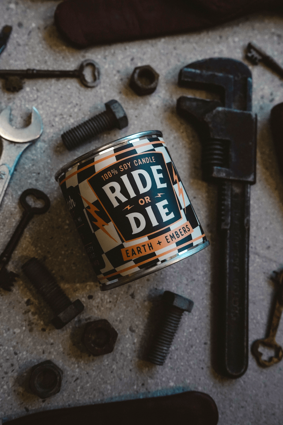 Ride Or Die | Earth & Embers 8oz Soy Candle