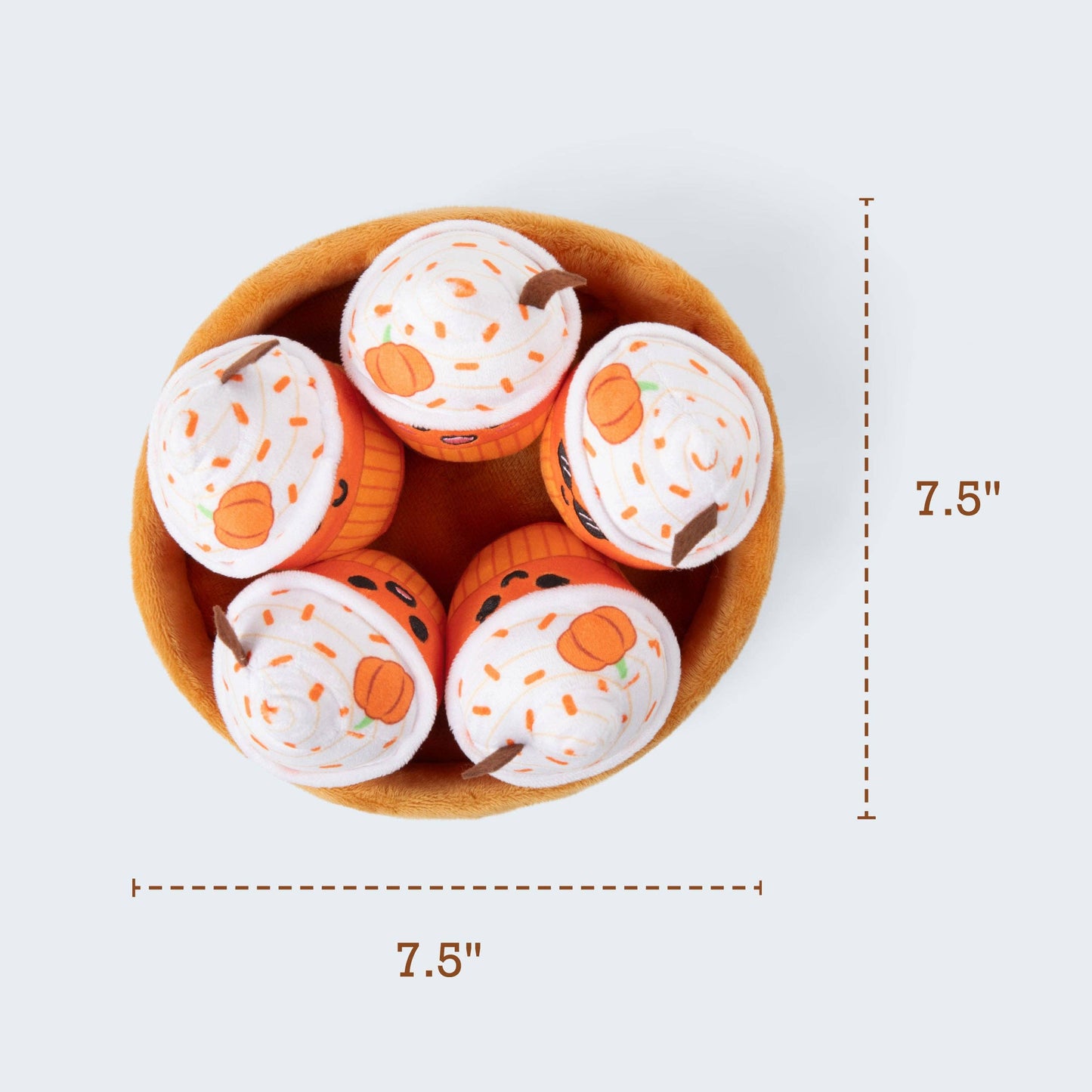 Emotional Support Latte – Set of 5 Plush Coffees