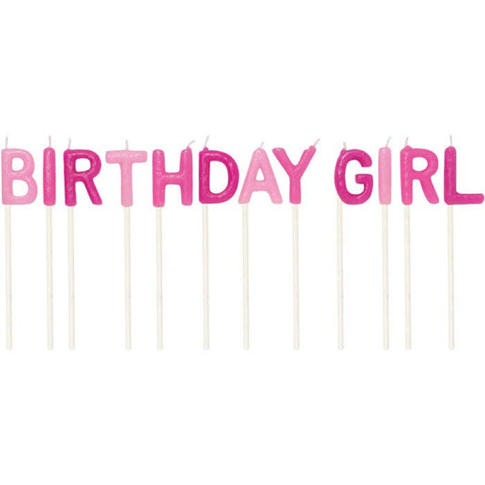 Bulk Birthday Girl Pick Candles (12 per Case)