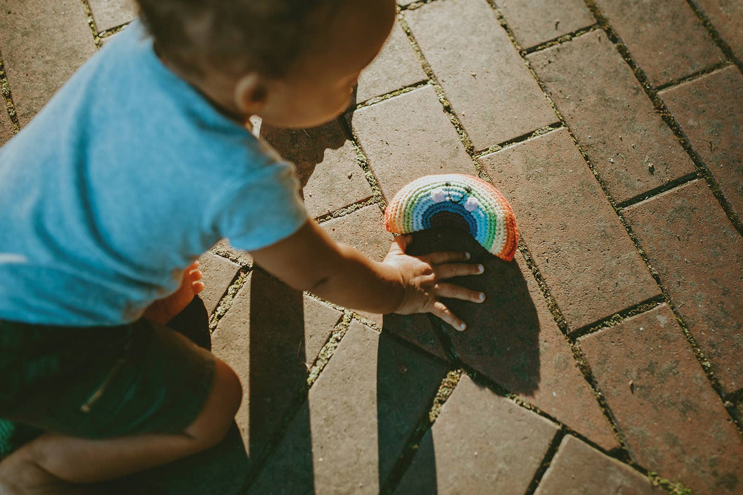 Friendly  Weather Toy - Rainbow Rattle