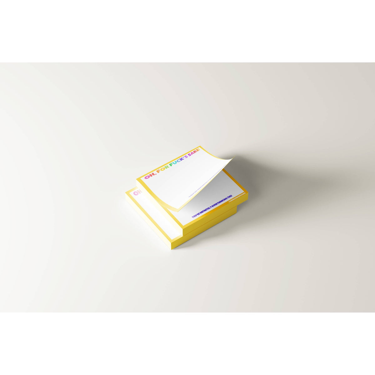 Sticky Notes Post It/For Fuck's Sake / funny, snarky, vulgar