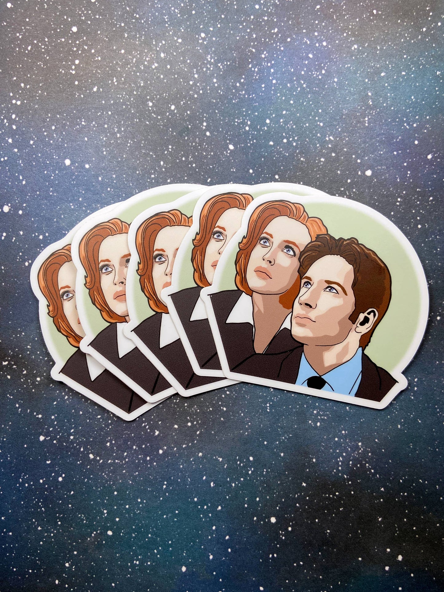 X-Files - Scully and Mulder Sticker