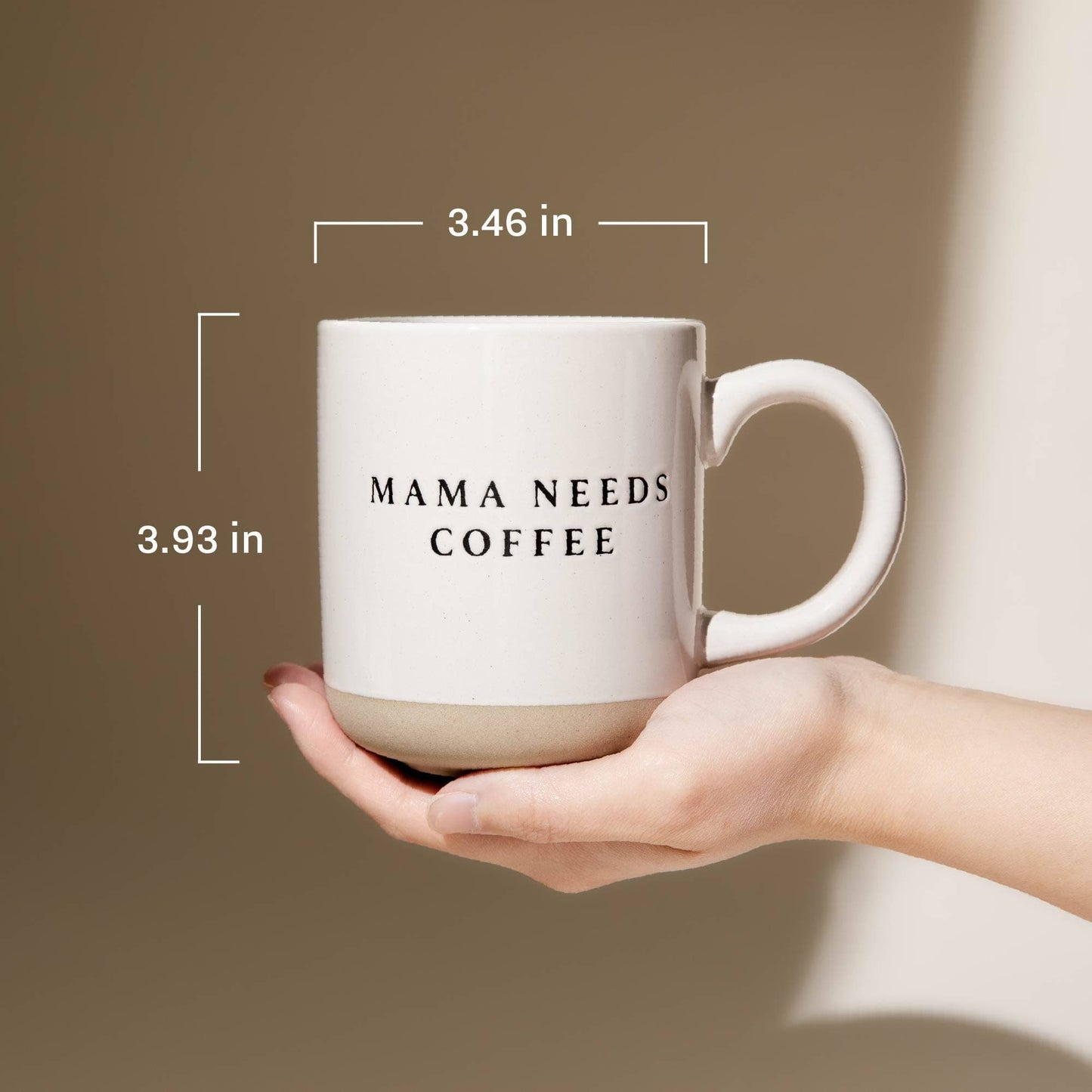 Heart Pink Stoneware Coffee Mug - Gift
