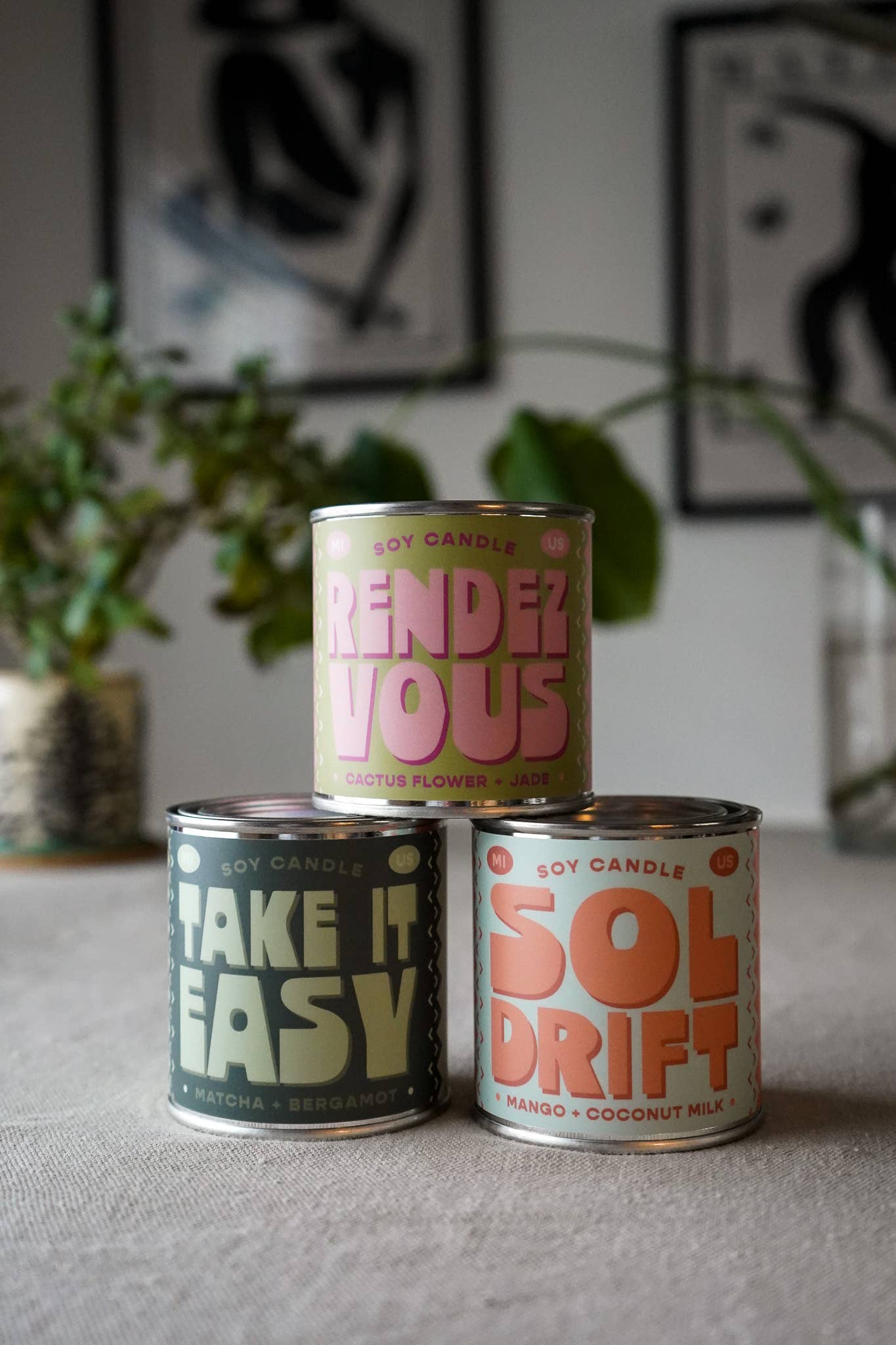 Rendezvous | Cactus Flower + Jade 8oz Soy Candle