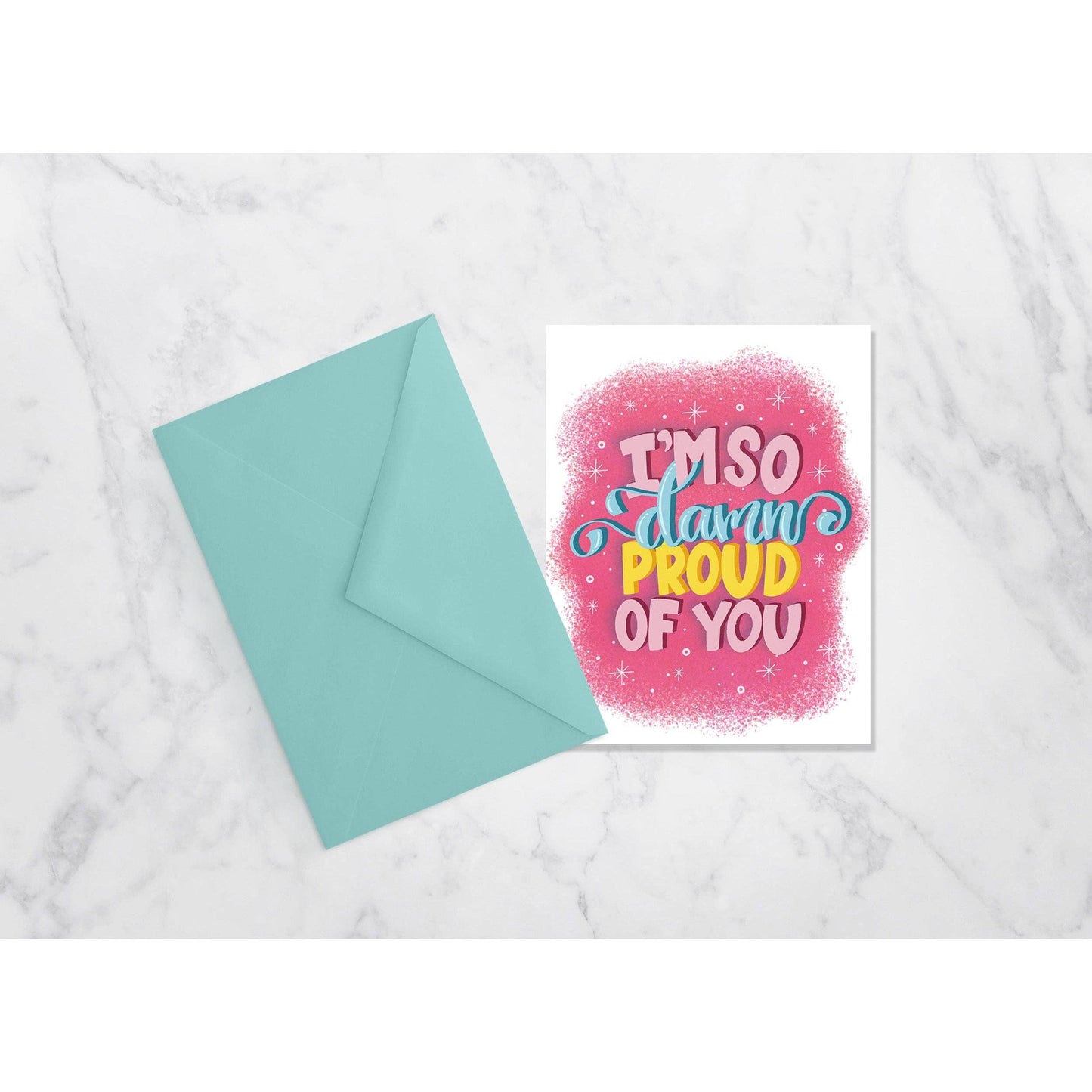 I'm So Damn Proud of You - Funny, Swear Congrats Card