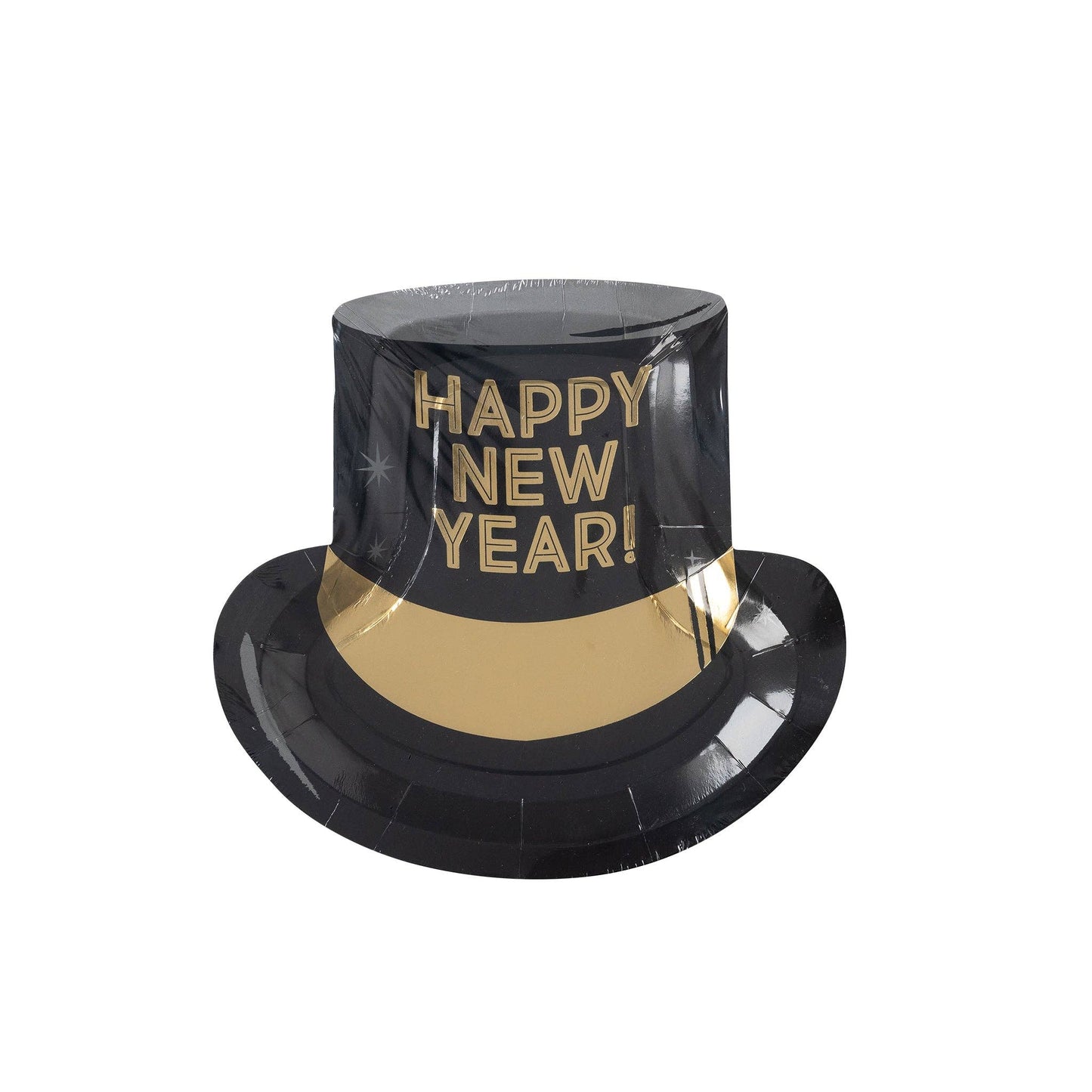 Happy New Year Hat Shaped Disposable Paper Plate