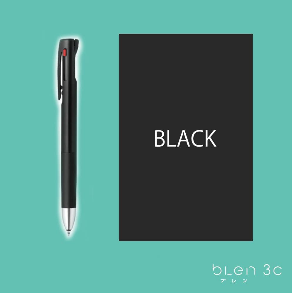 ZEBRA 3COLORS BALLPOINT PEN BLEN 3C: BLACK / 0.7mm