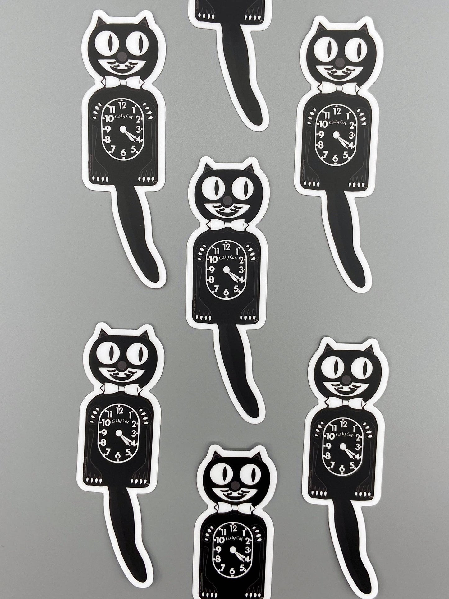 Kitty Cat Clock Sticker