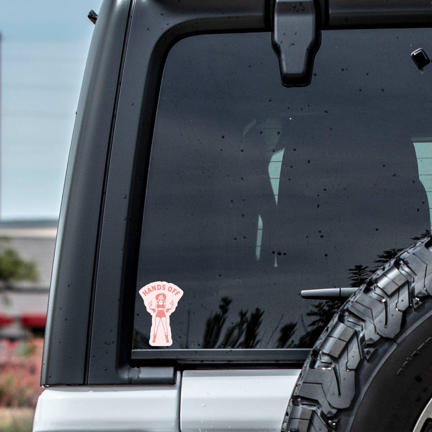Hands Off Cowgirl Sticker