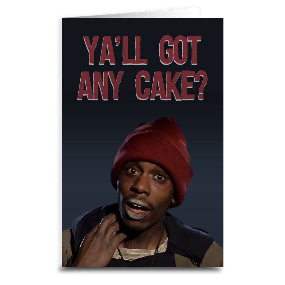 Tyrone Biggums Birthday Card: Card & Envelope Only