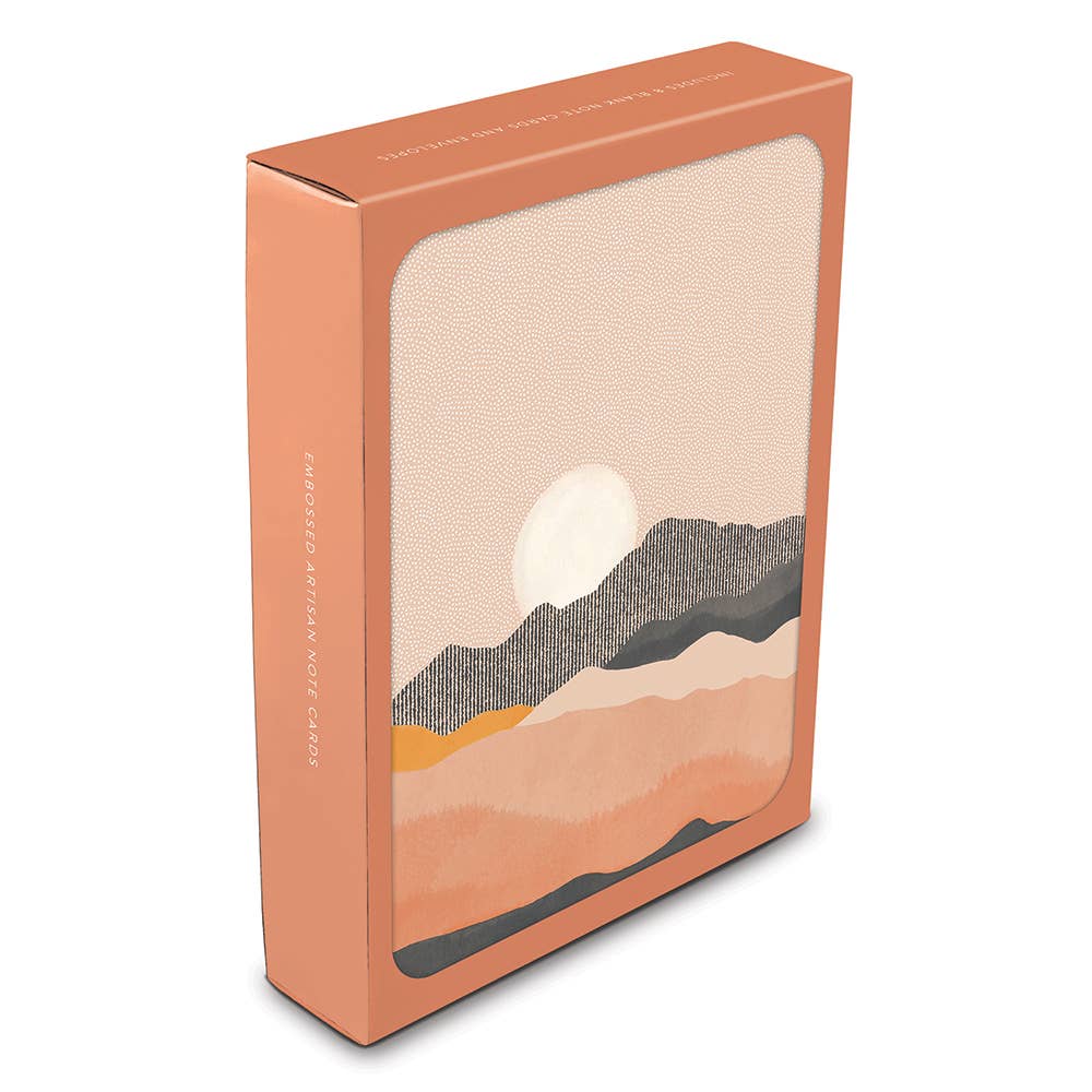 Artisan Notecards Sun on the Horizon