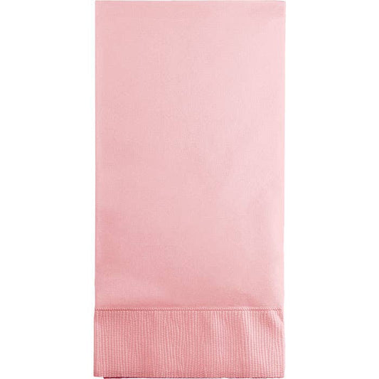 Classic Pink 3 Ply Guest Towels, 16/Pkg
