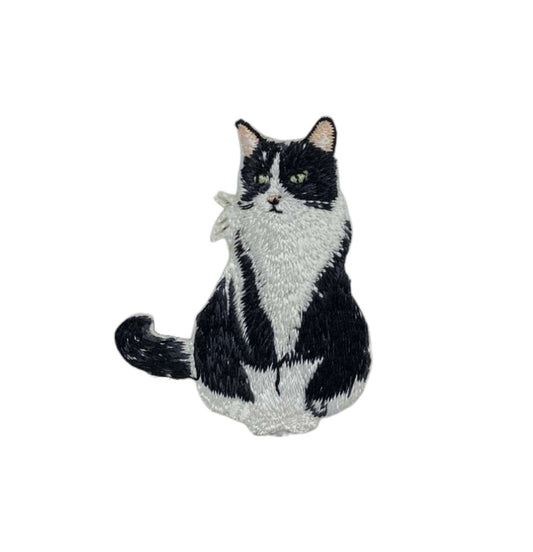 Tuxedo Cat, Kitten, Pets, Iron on Patch