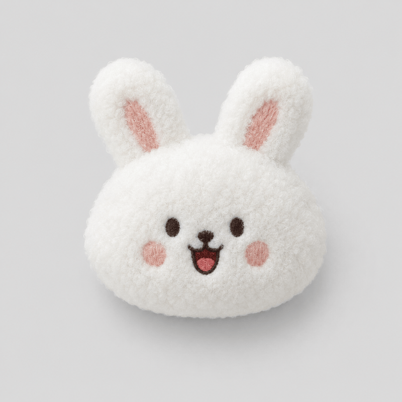 Plush Magnets: Beige Bunny / One Size