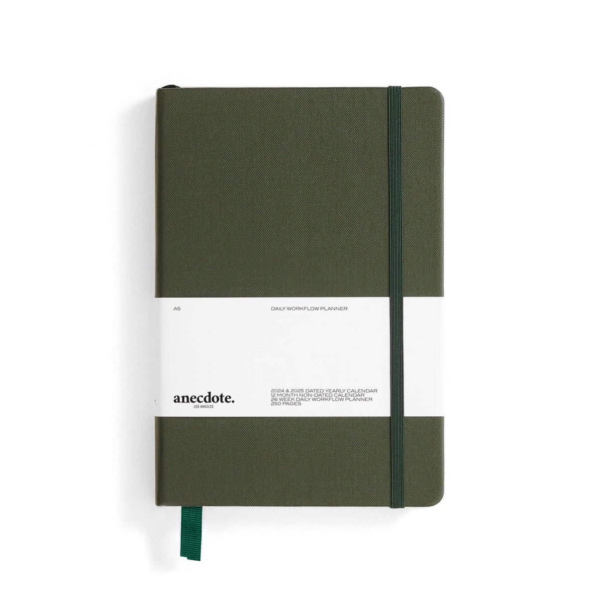 The Daily Planner - Hardcover with Library Buckram Cover: Tie Dye