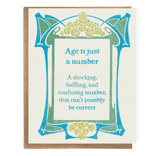 Age Is Just A Number… Card