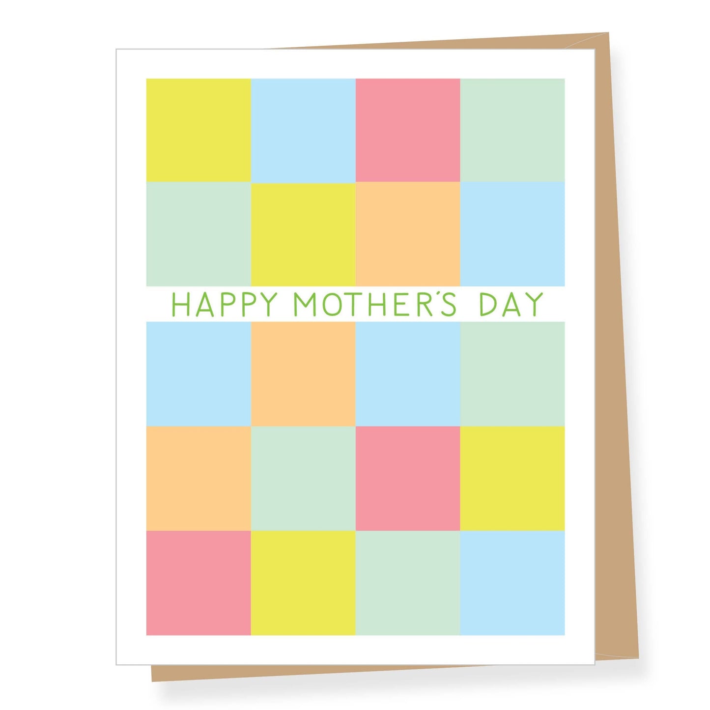 Checkerboard Mother's Day Card