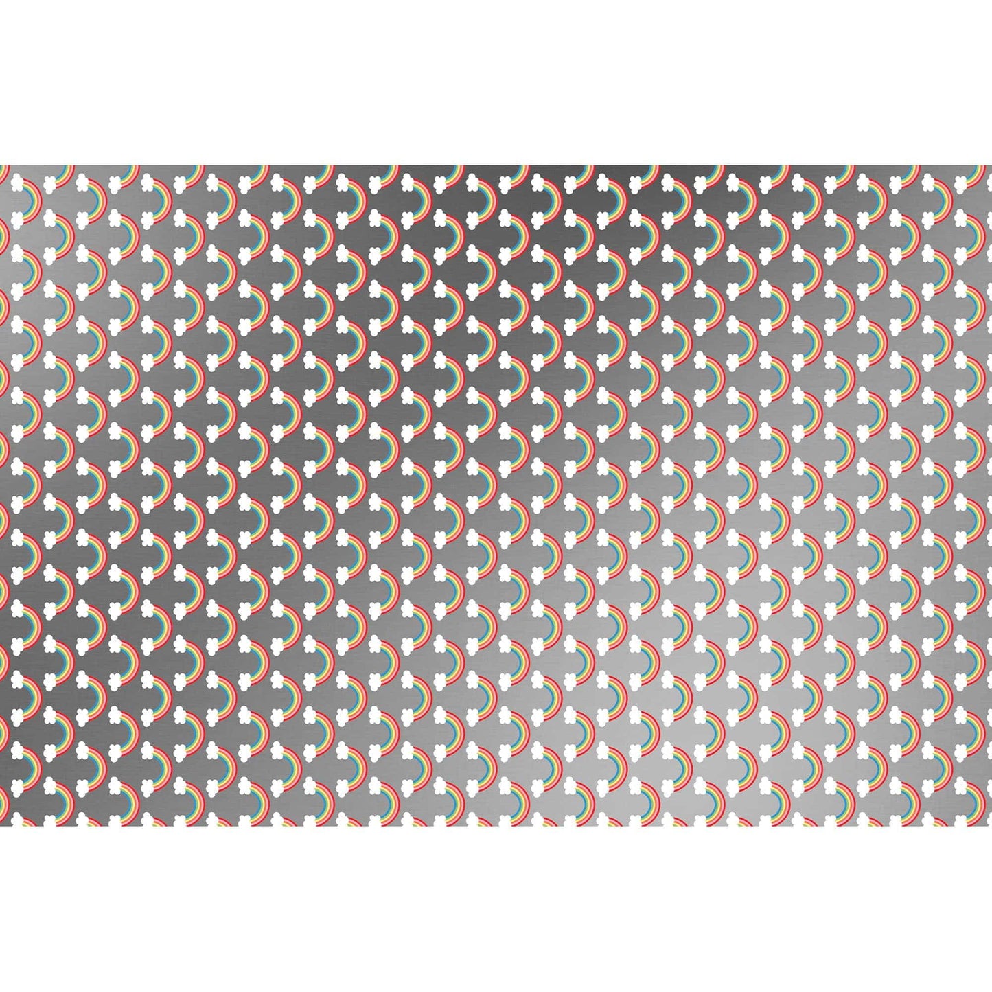 Over the Rainbow Silver - Designer Tissue - Printed
