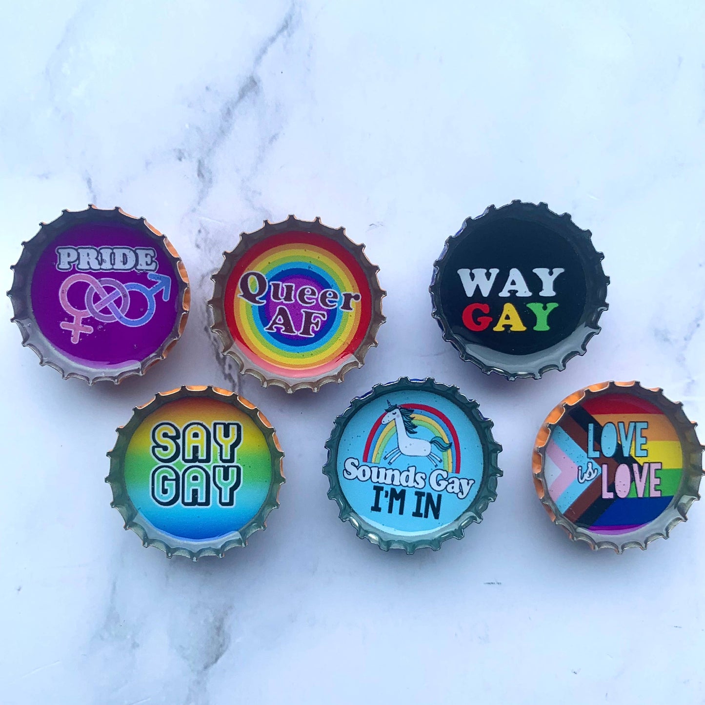 LGBTQ+ Pride Magnets - Fun, Handmade & Eco-friendly