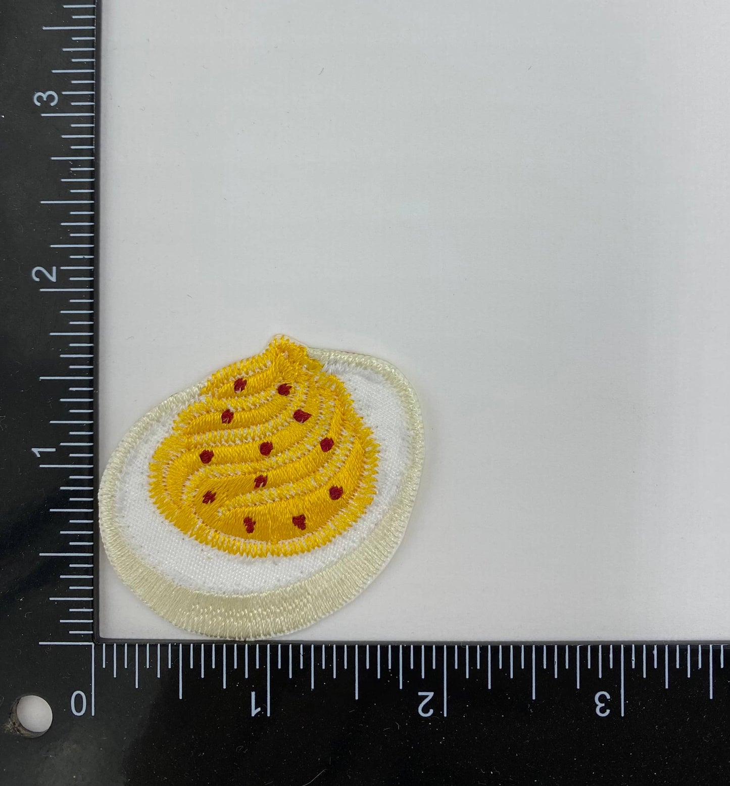 Deviled Egg, Snack Food, Thanksgiving, Iron on Patch