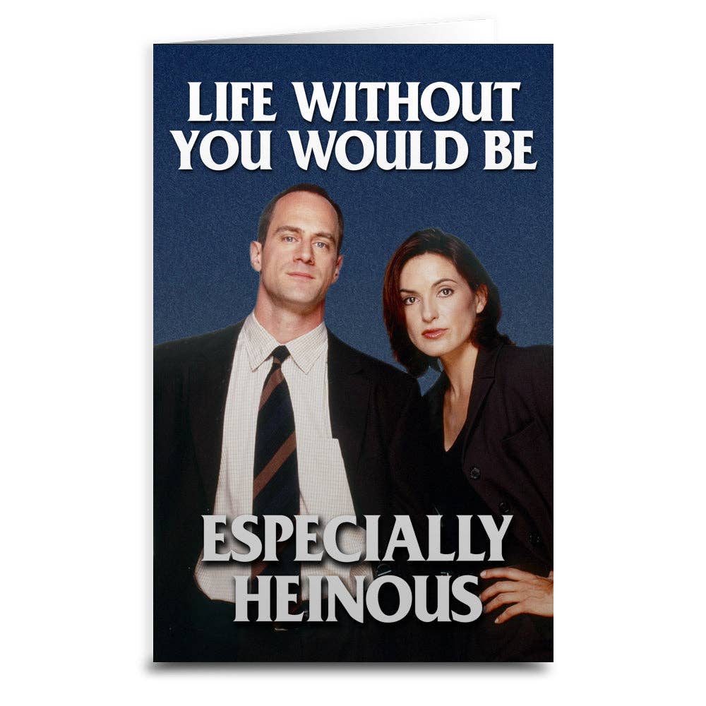 SVU "Especially Heinous" Card: Card & Envelope Only