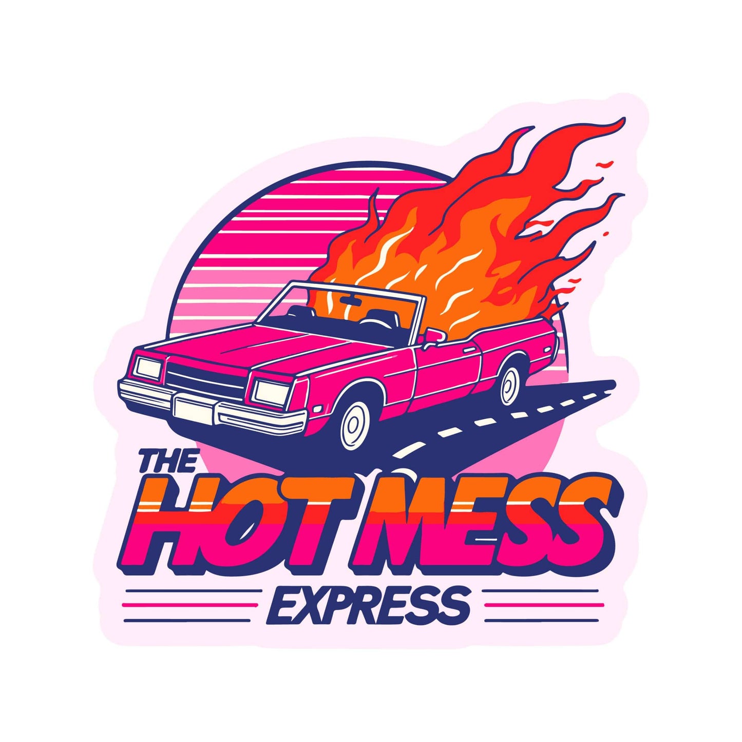 The Hot Mess Express Sticker