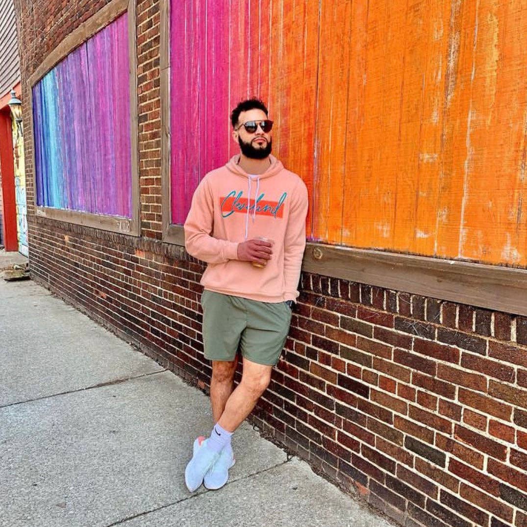 Cleveland Marker Script - Hooded Pullover