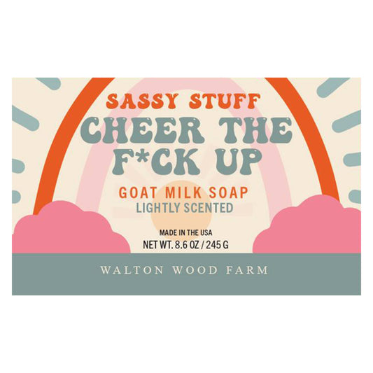 Cheer the F*ck Up Goat Milk Bar Soap 8.6oz