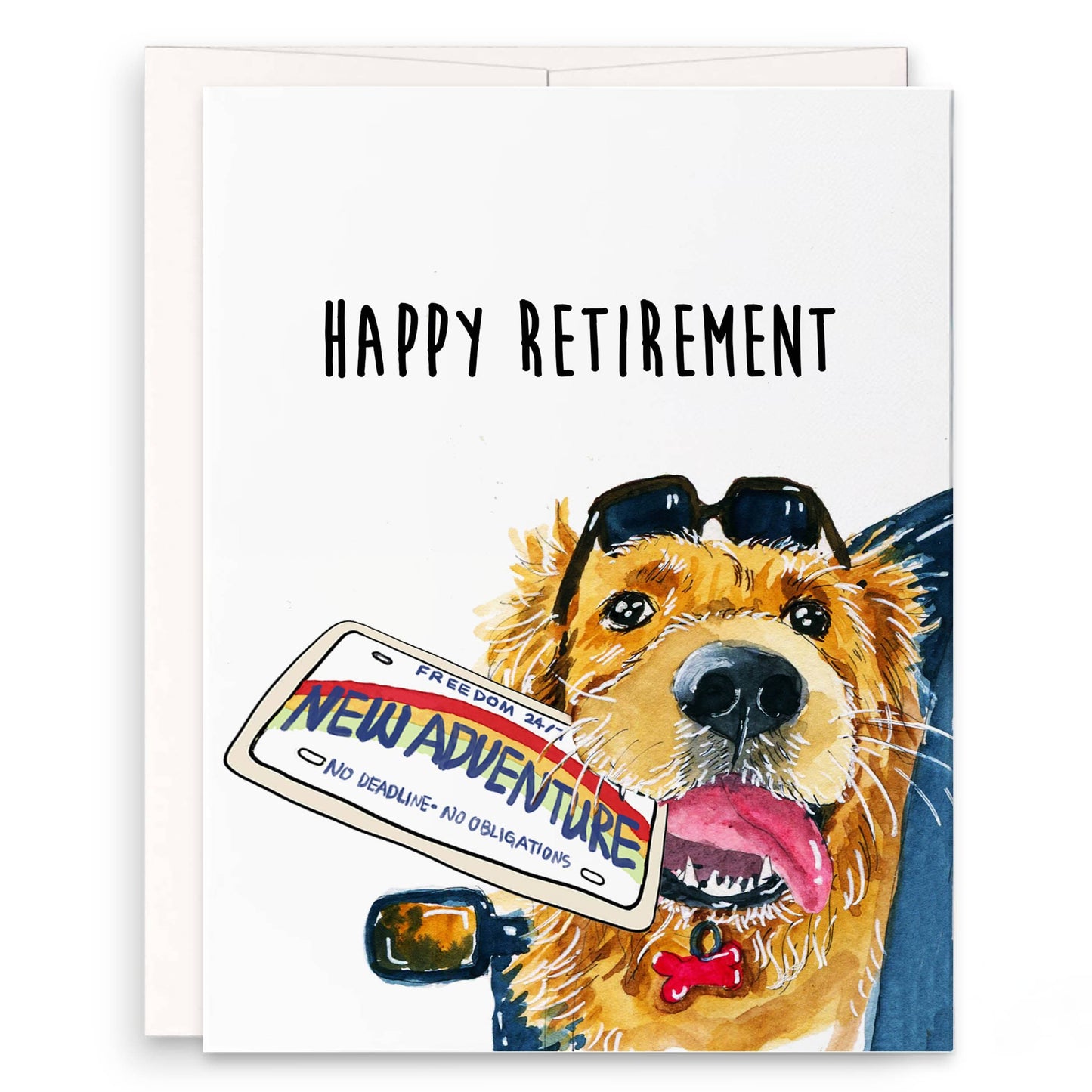 Road Trip Adventure Awaits - Funny Retirement Card
