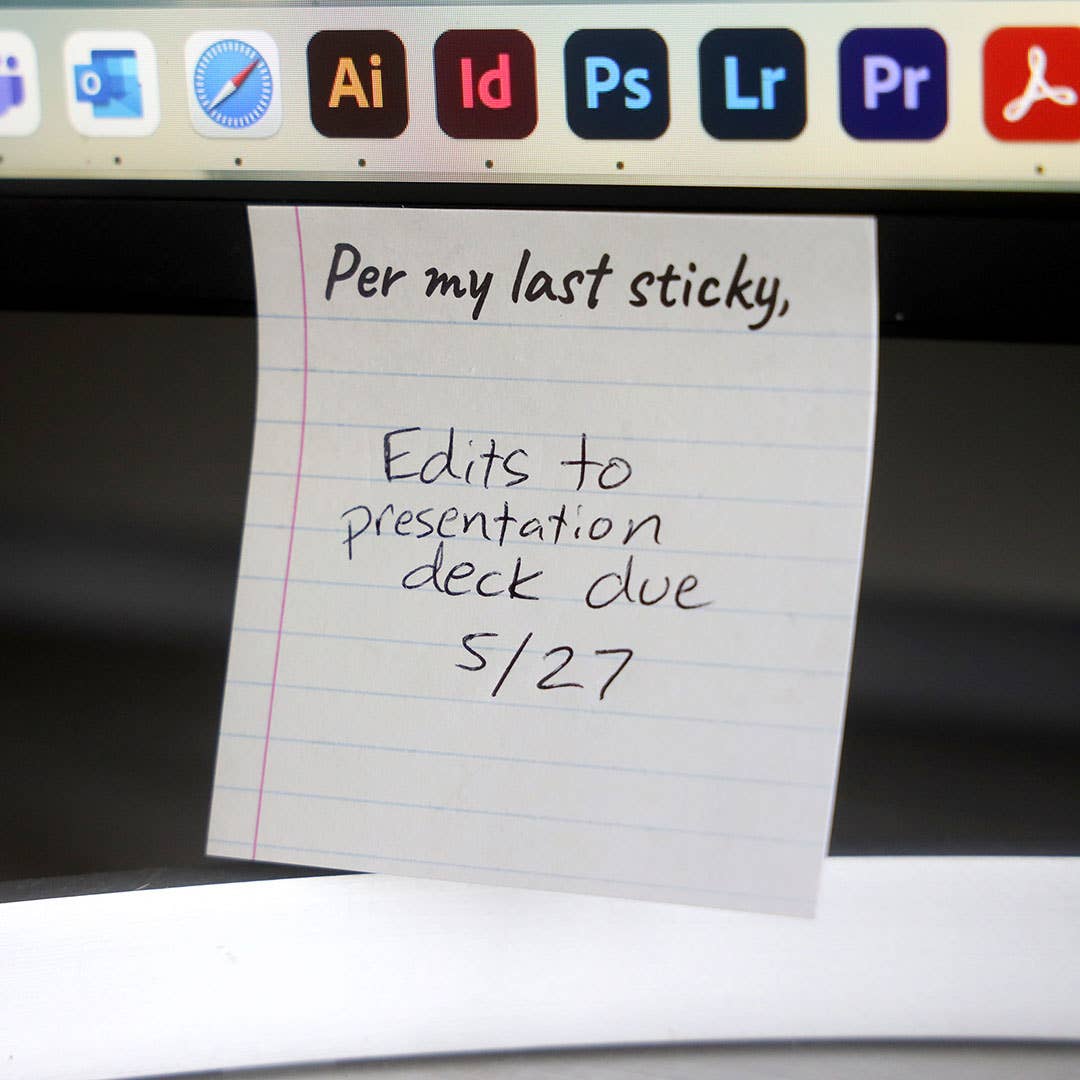 Per My Last Sticky - Sticky Note Pad