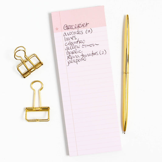 Pink List Notepad