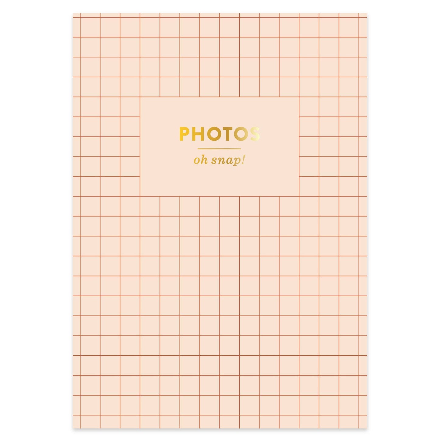 Oh Snap Pink Ledger 4x6 Photo Album