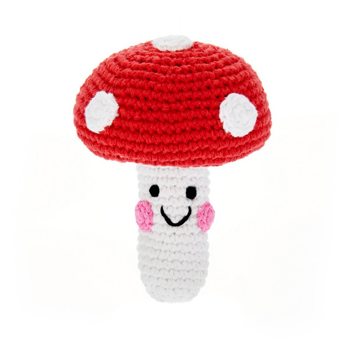 Pretend Play Food Rattle - Red Mushroom