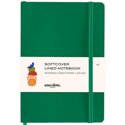 Softcover Journal - Sleek Design with Thick 80 gsm Paper: Apple Green