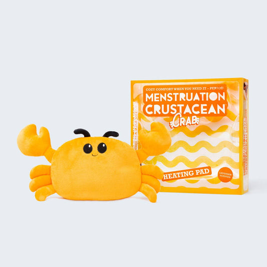 Menstruation Crustacean Crab: Microwaveable Heating Pad for Period Cramps & Muscle Pain