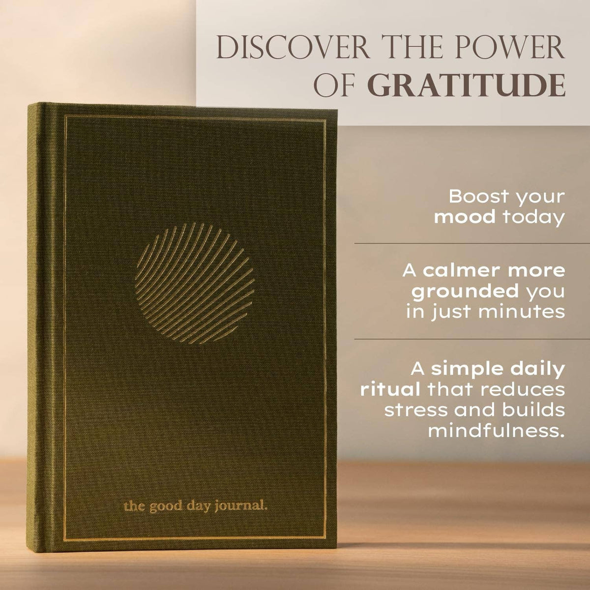The Good Day Journal | Mindfulness & Gratitude Journal : Ocean Blue