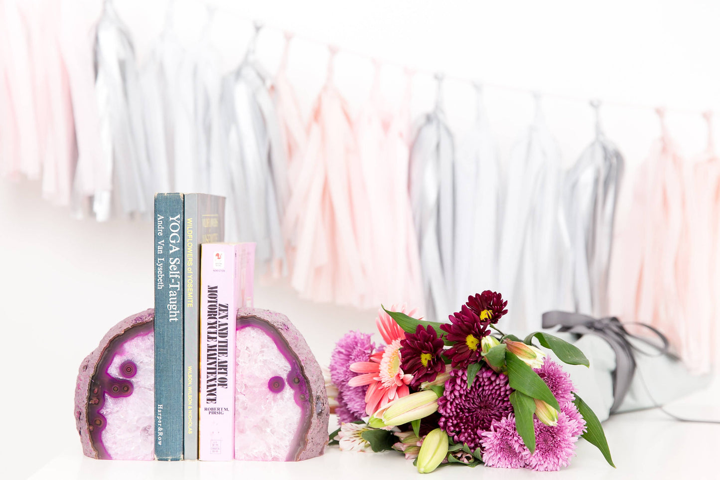 Pink Quartz Tassel Garland Kit