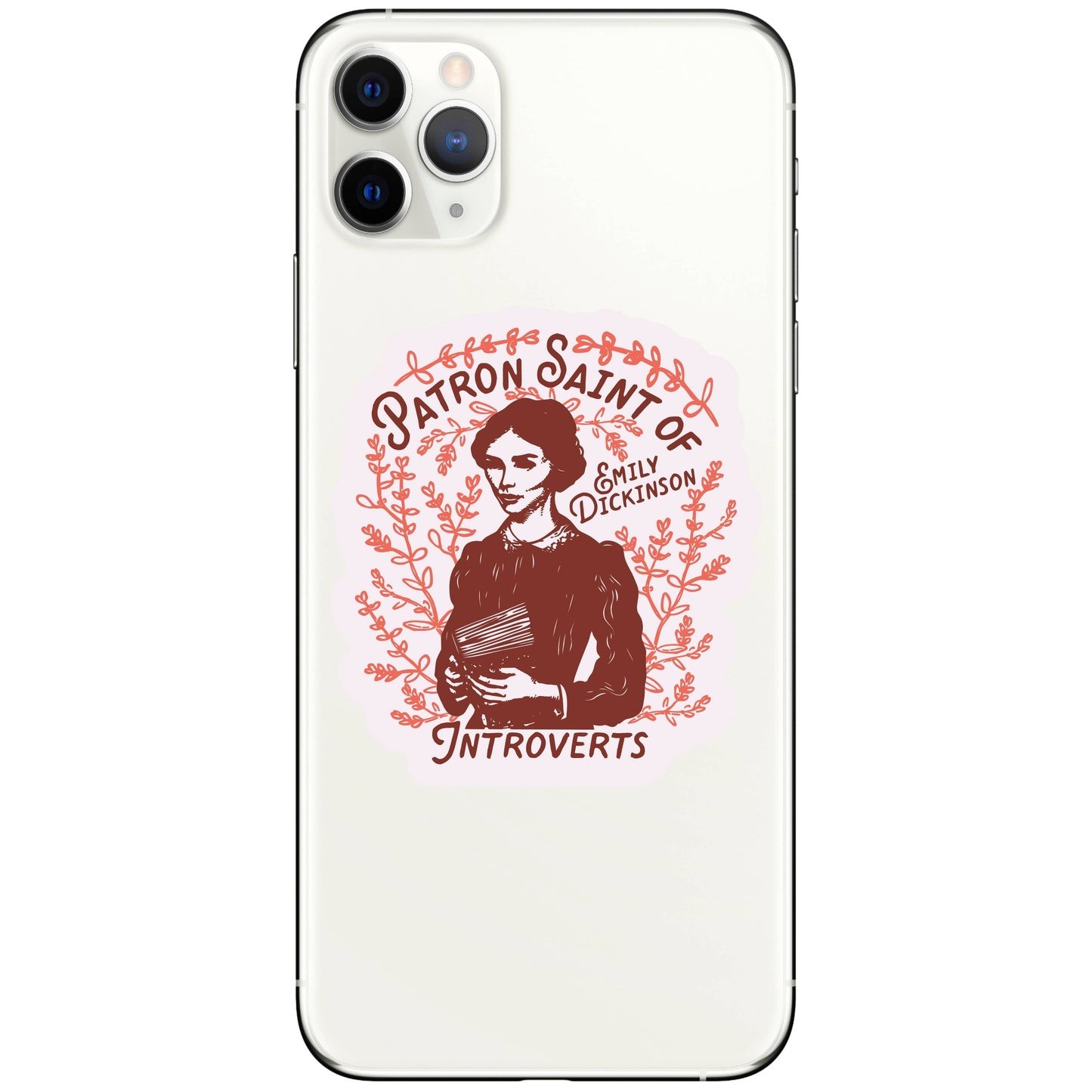 Patron Saint of Introverts Emily Dickinson Sticker