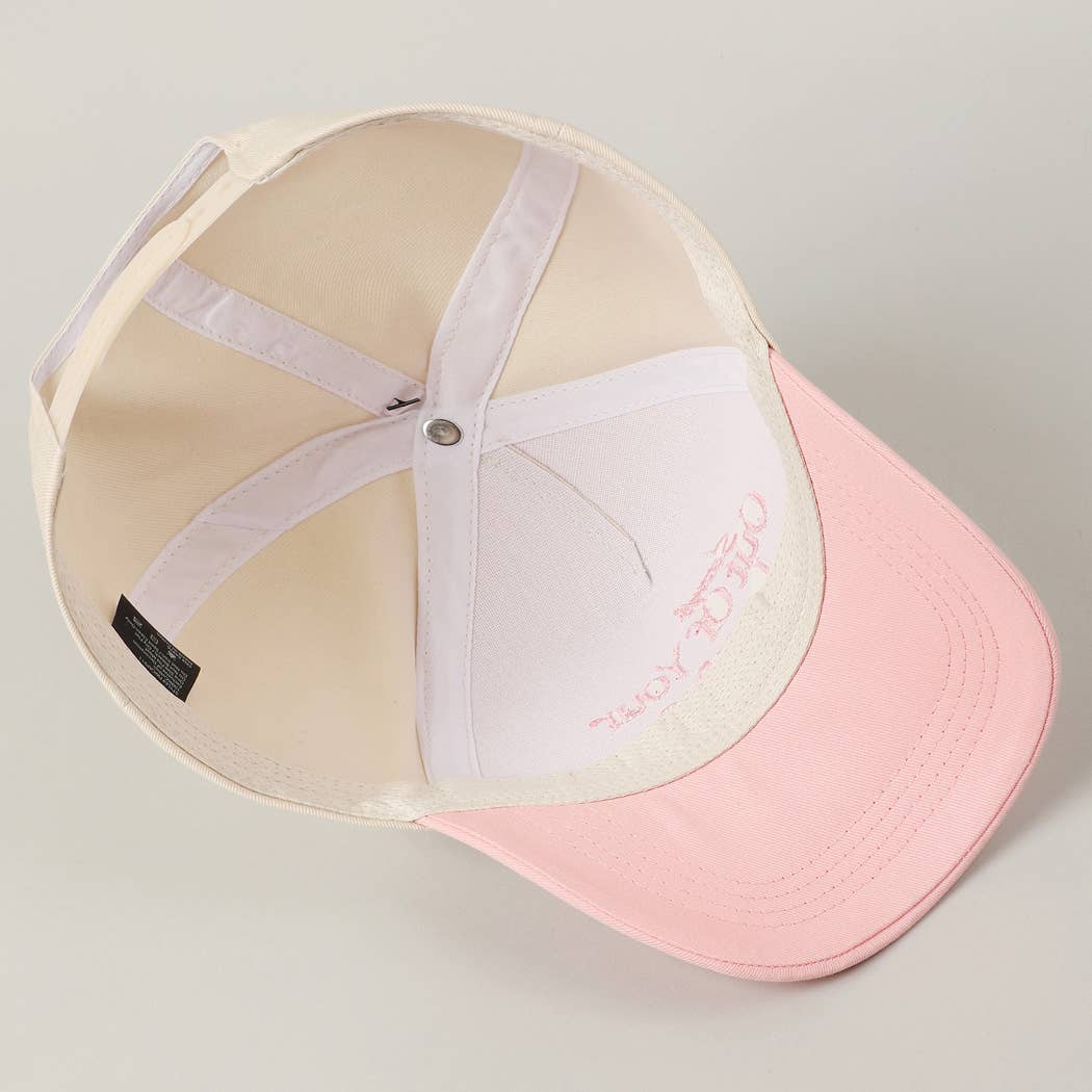 Sorry Out Of Your League Embroidery Baseball Cap: Pink / ONE SIZE