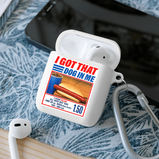 I Got That Dog In Me Funny Hot Dog Sticker Retro Food: 3" tall