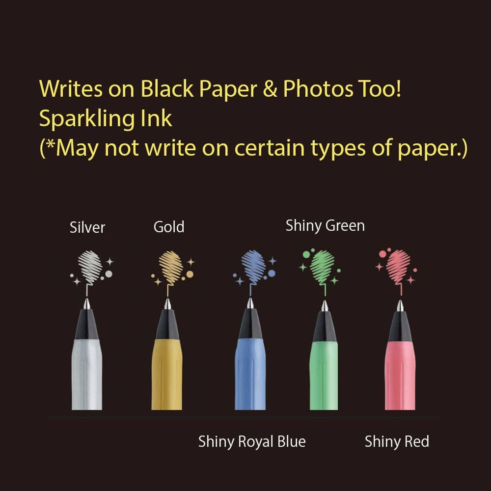 【JAPANESE STATIONERY】ZEBRA GEL PEN SARASA DECO SHINE 5-COLOR