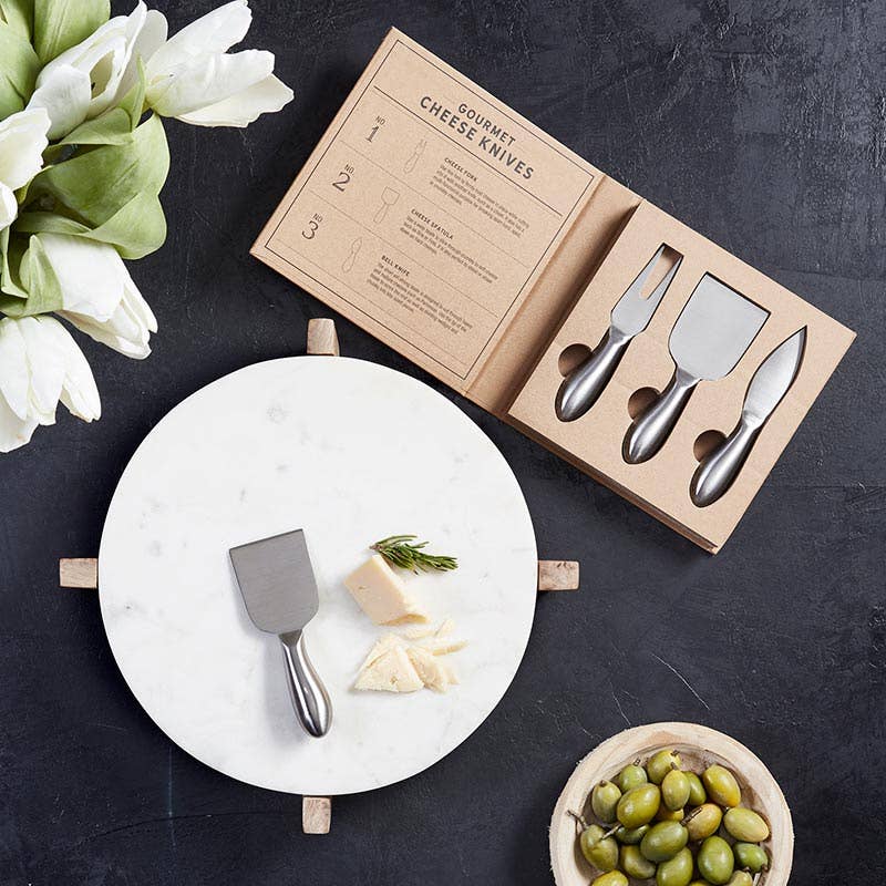 Gourmet Cheese Knives Book Box