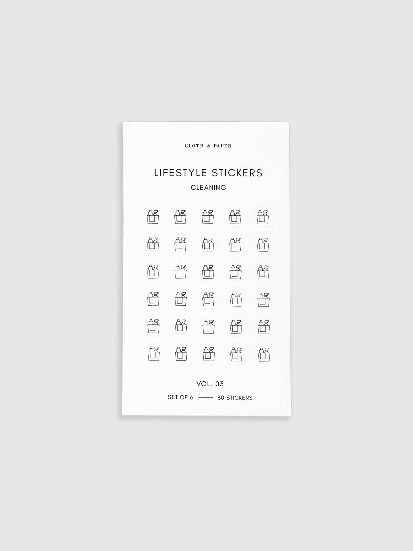 Mini Icon Stickers | Lifestyle: Transparent