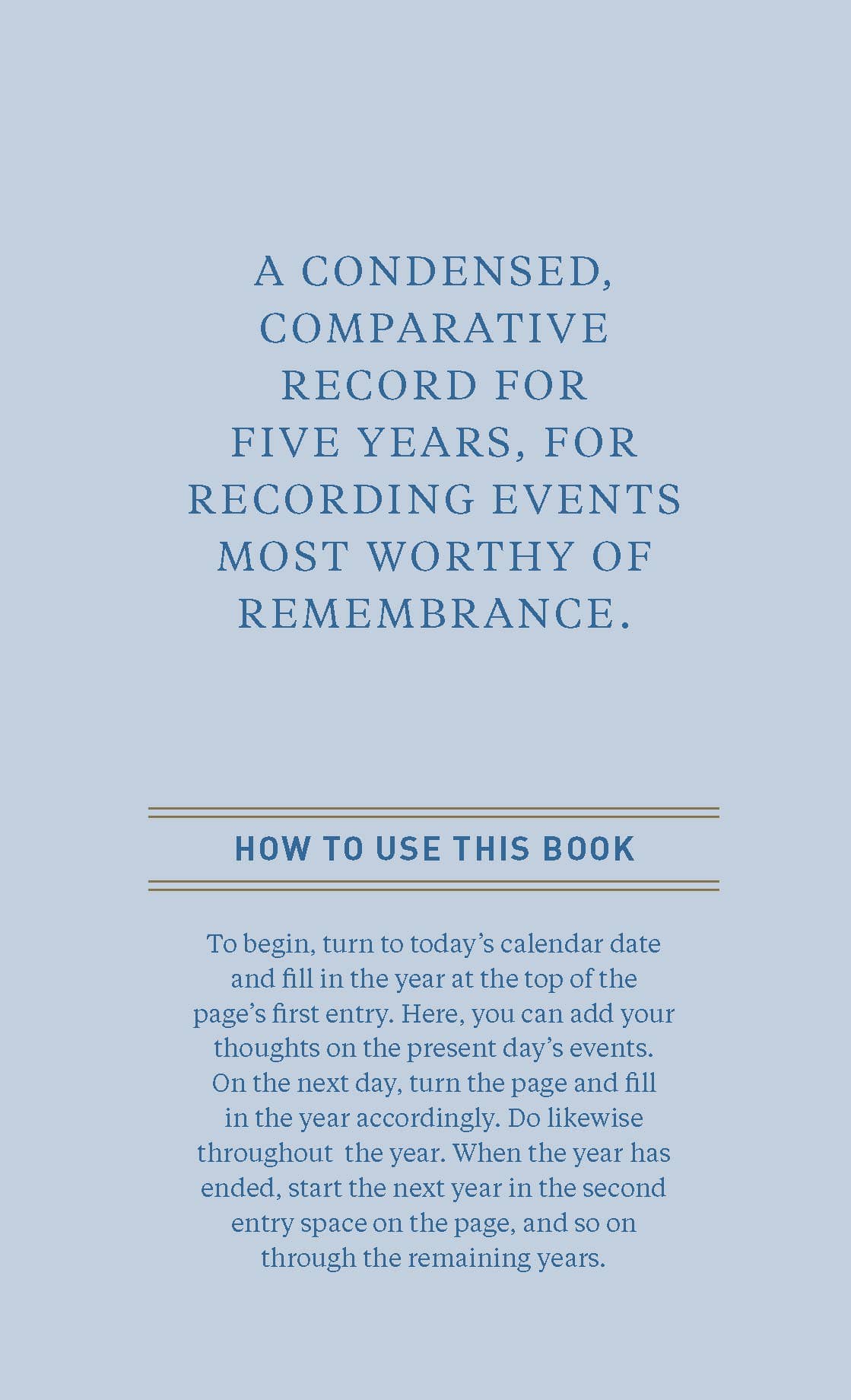 Denim One Line A Day