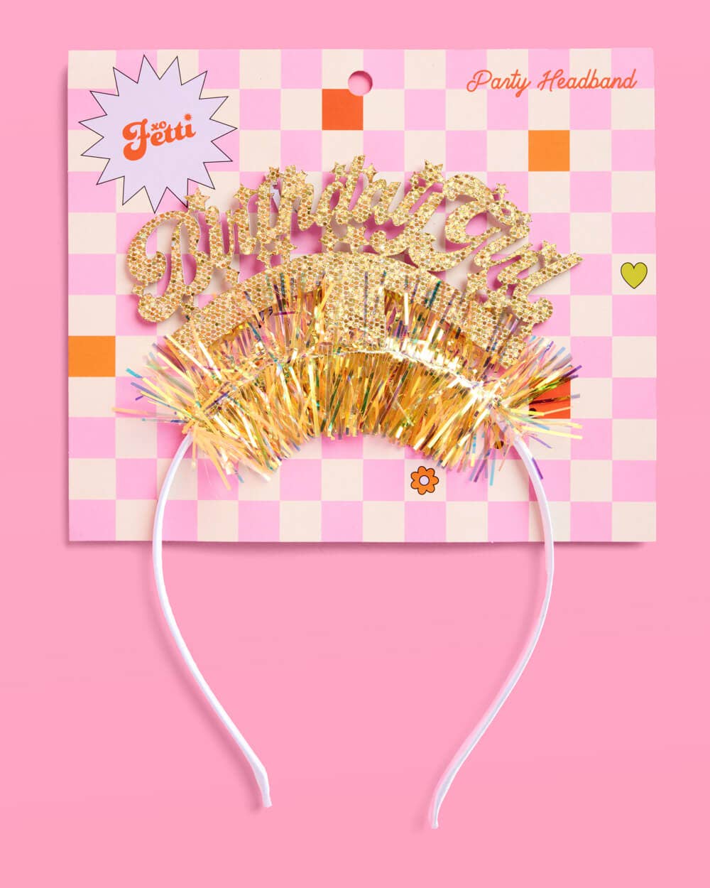 Golden Girl Birthday Headband - birthday party, accessory
