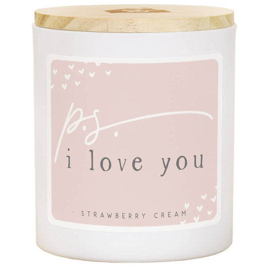 PS I Love You Candle