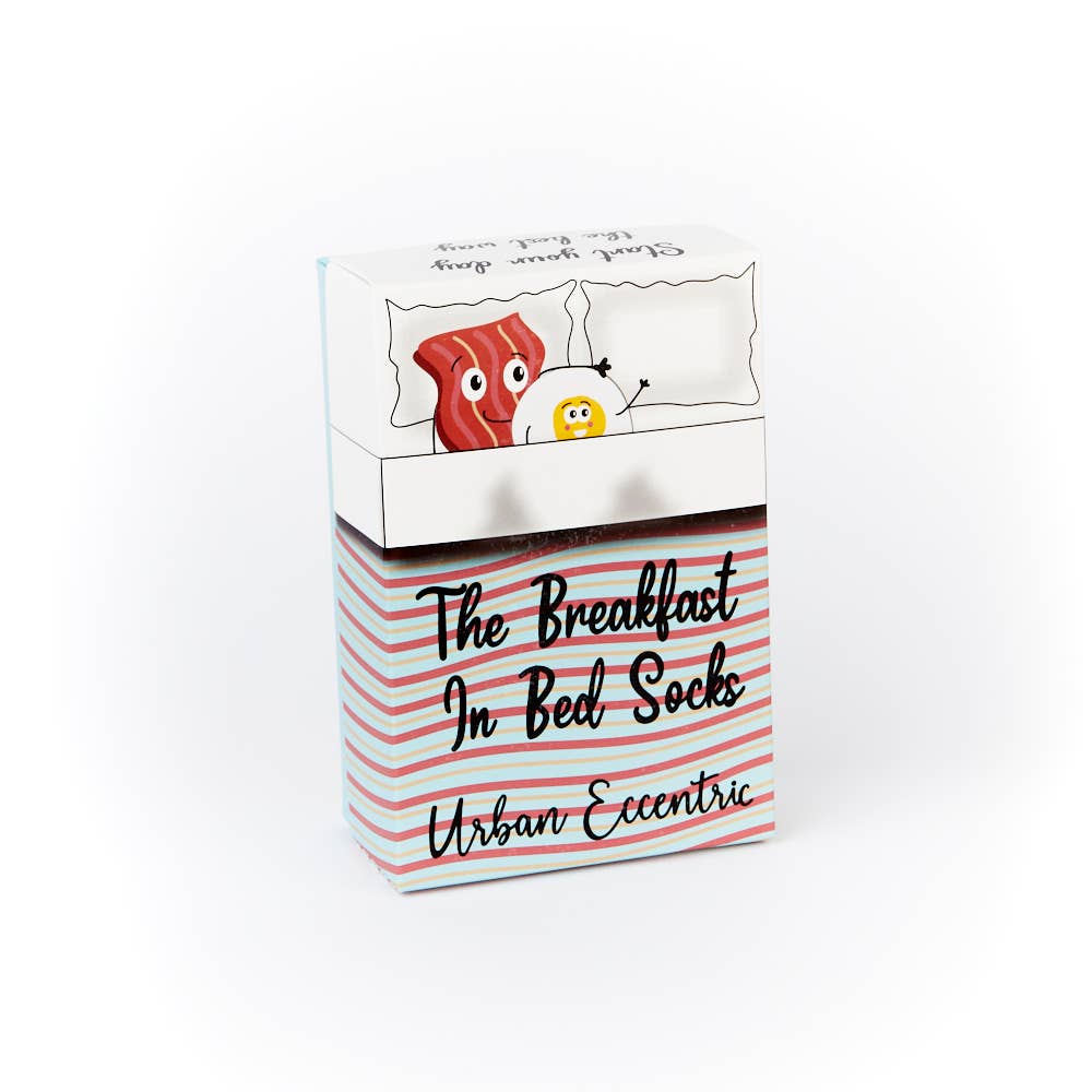 Unisex Breakfast In Bed Gift Box Socks: 6 - 11