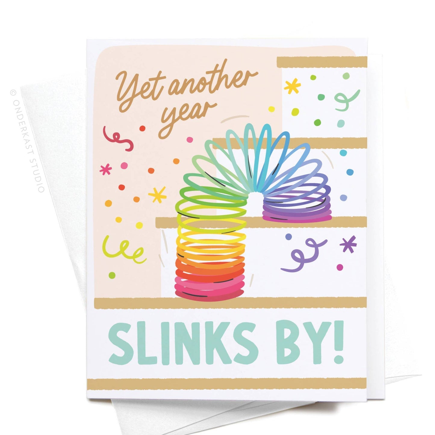 Yet Another Year Slinks By Greeting Card